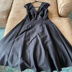 UNWORN Peter som fancy black dress with pockets